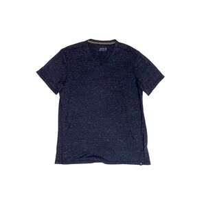SMARTWOOL V-Neck Shirt Mens XL Blue Merino Sport 150 Hemp SW000801 Performance